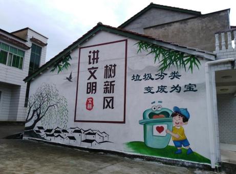 长葛墙绘是现在流行的墙体广告