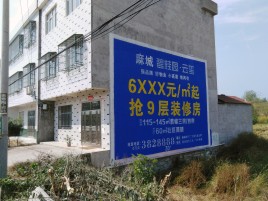 长葛墙体广告质量分析