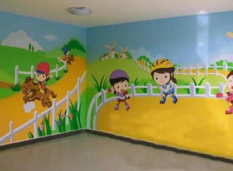 长葛幼儿园墙体彩绘制作流程及注意事项