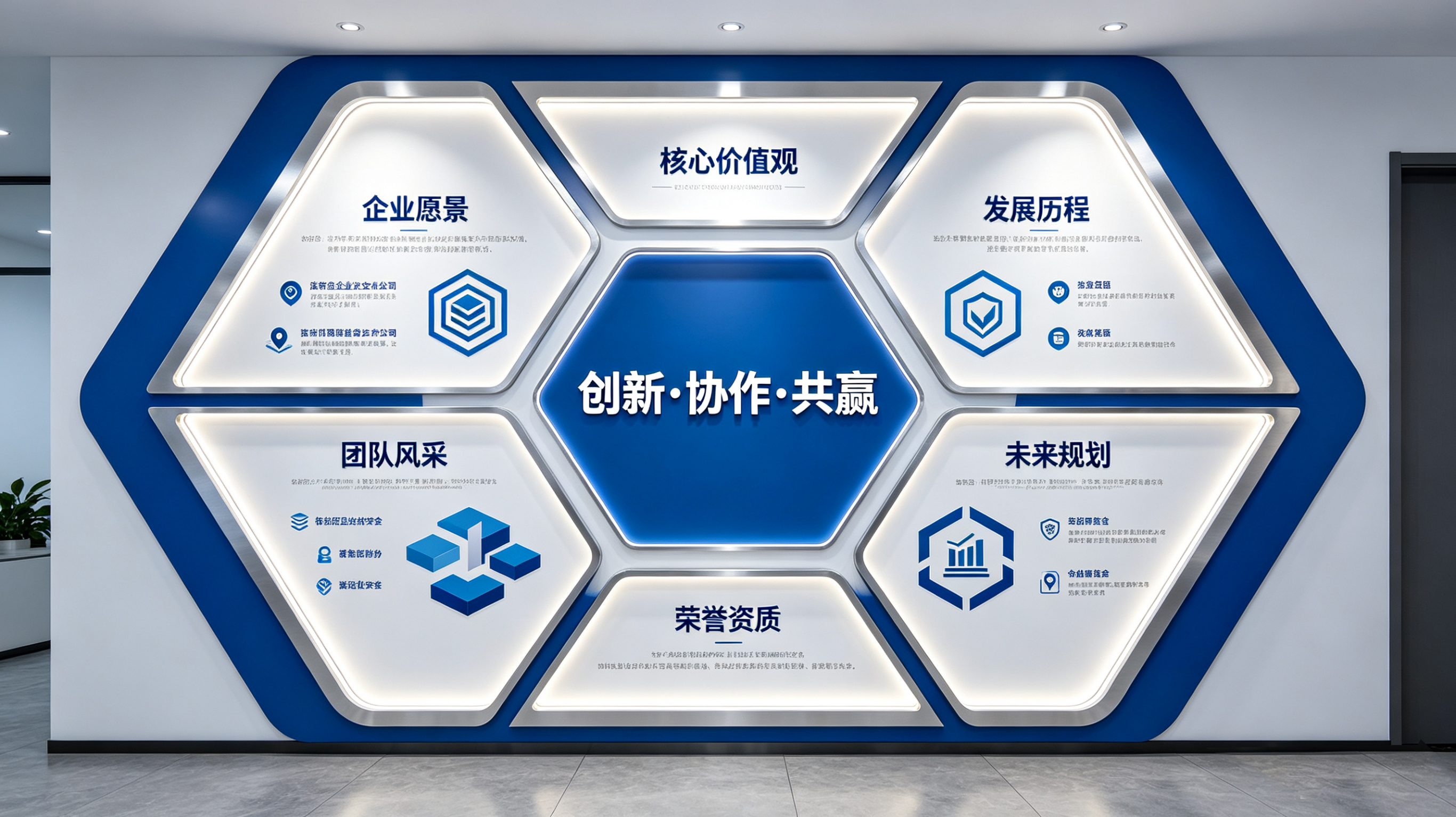 长葛企业文化墙六边形避坑指南（新手常犯5个错误）